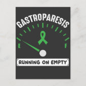 Gastroparese op lege bewustmakingswortel briefkaart (Voorkant)