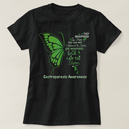 Gastroparese slode bewustmakingsstrijder sup t-shirt (Design voorkant)