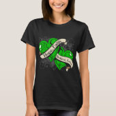 Gastroparesis Hope Faith Dual Hearts T-shirt (Voorkant)