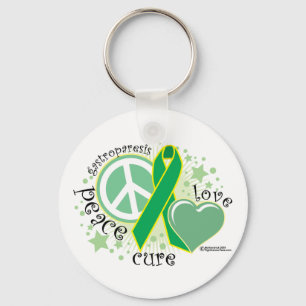 Gastroparesse Peace Love Cure Sleutelhanger