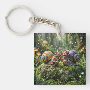 Gastropod Geroddel Sleutelhanger