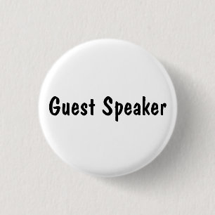 Gastspreker Ronde Button 3,2 Cm