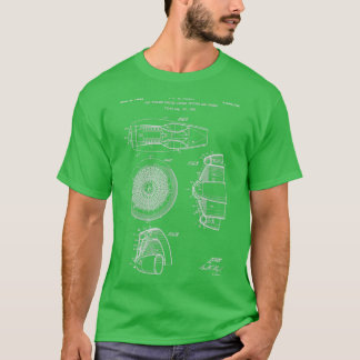Gasturbinemotor 1954, patentwit t-shirt