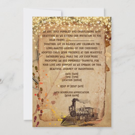 Gastvrij geadopteerd kind kaart (Achterkant)