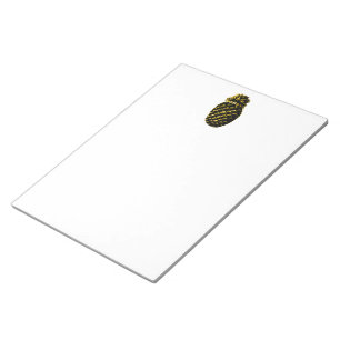 Gastvrijheid Ananas 4 geel Het MUSEUM Zazzle G Notitieblok