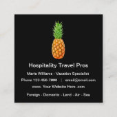 Gastvrijheid en reisspecialist vierkante visitekaartje (Voorkant)