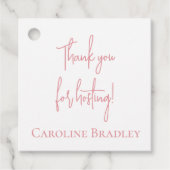 Gastvrouw Cadeau Labels (Voorkant)