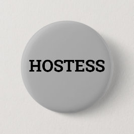 Gastvrouw Minimalistische Bruidsfeest Cadeaus Brui Ronde Button 5,7 Cm