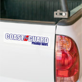 Gastvrouw voor de rode kust bumpersticker (Op Truck)