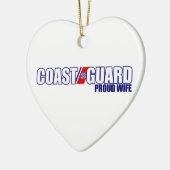 Gastvrouw voor de rode kust keramisch ornament (Links)