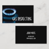 Gasverificateurs stoppen met het koelen van brandw visitekaartje (Voorkant / Achterkant)