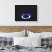 Gasvlam Canvas Afdruk (Insitu (Slaapkamer))