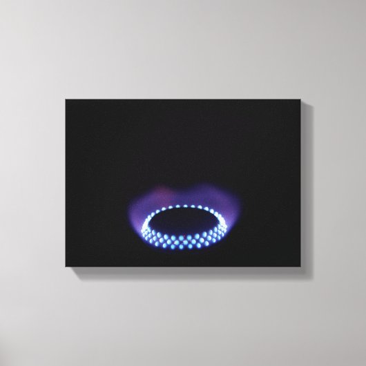 Gasvlam Canvas Afdruk (Voorkant)