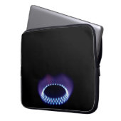 Gasvlam Laptop Sleeve (Voorkant Links)