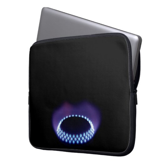 Gasvlam Laptop Sleeve (Voorkant Links)