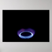 Gasvlam Poster (Voorkant)