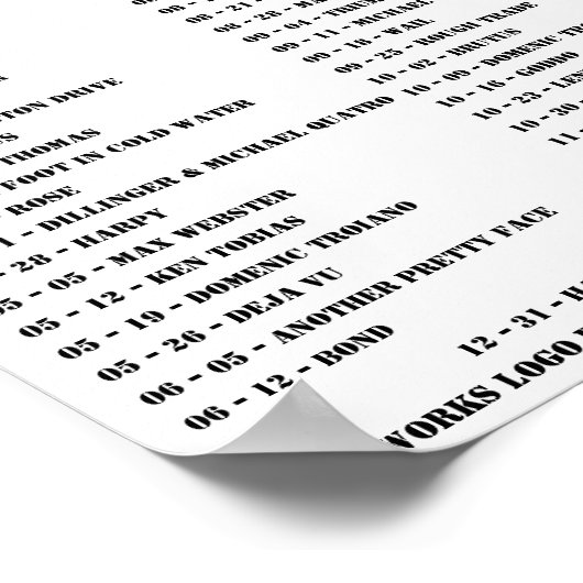 GASWORKS - 1976 POSTER (Hoek)