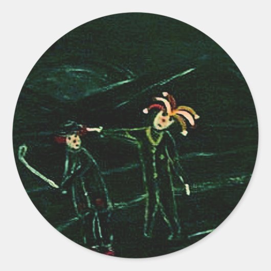 GAT 7 RONDE STICKER (Voorkant)