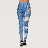 Gat, denim jeans, gescheurde textuur leggings (Achterkant)