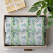 Gat in een 1e verjaardag Golf Boy Waterverf Tissuepapier (Geschenk)