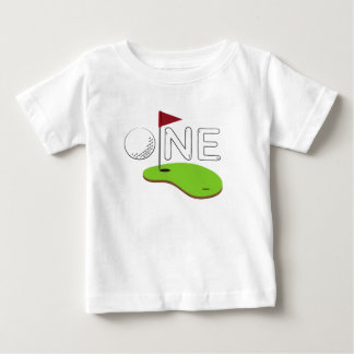 Gat in één baby shirt.