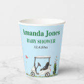 Gat in een Baby shower Papieren Bekers (Voorkant)