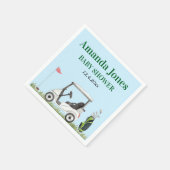 Gat in een Baby shower Servet (Hoek)