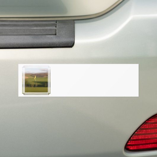 Gat in één Bumpersticker (Op auto)