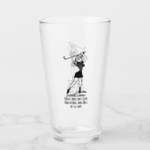 Gat in een gepersonaliseerde retro stijl meisje ca glas (Achterkant)