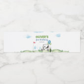 Gat In Een Golf Verjaardagsfeestje Waterfles Label Waterfles Etiket (Enkel label)