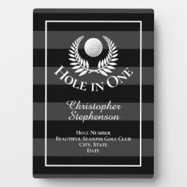 Gat in een golfbaan Custom Recognition Award Fotoplaat