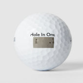 Gat in een golfbal golfballen (Voorkant)
