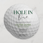 Gat in een jongen eerste verjaardag kaart (Voorkant / Achterkant)