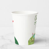 Gat in een jongen eerste verjaardag papieren bekers (Rechts)