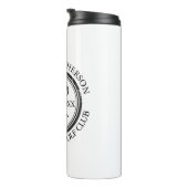 Gat in één Klassiek gepersonaliseerd Golf Thermosbeker (Geroteerd rechts)