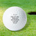 Gat in één Klassieke persoonlijke Golfballen<br><div class="desc">Pas de naam,  het nummer van het gat en de datum aan om een groot hoopje te creëer om dat fantastische gat in één te vieren. Ontworpen door: Thisnotme©</div>