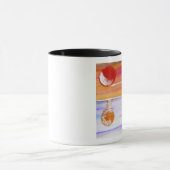 … gat in één… kunst door Jutta Gabriel… Mok (Midden)