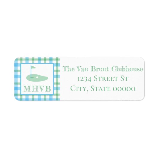 gat-in-één retouradres etiket (Voorkant)