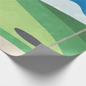 Gat in Één Verjaardag Verpakkend Document, Golf Cadeaupapier (Hoek)