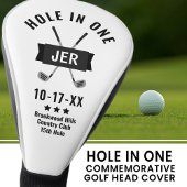 Gat in One Classic Golfer Custom Zwart & Wit Golfheadcover