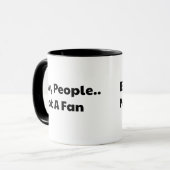 Gat mensen geen fan mok (Voorkant links)