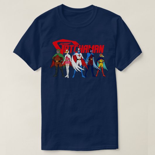 GATCHAMAN: Battle of the Planets exclusief T-shirt (Design voorkant)