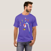 Gatchaman Team Slag van de Planeten G Tapestry T-shirt (Voorkant volledig)