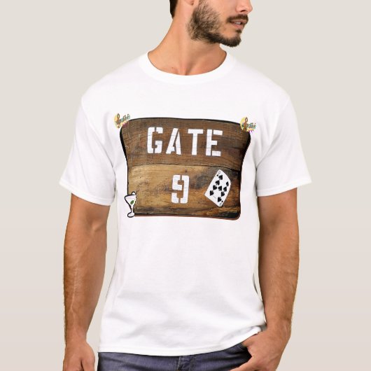 Gate9versnelling White T Shirt (Voorkant)