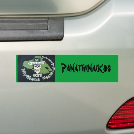 Gate 13, Panathinaikos Bumpersticker (Op auto)