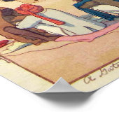 Gate aan de Stupa van Sanchi, Hiroshi Yoshida Poster (Hoek)