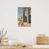 Gate aan de Stupa van Sanchi, Hiroshi Yoshida Poster (Keuken)