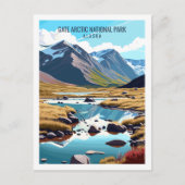 Gate Arctic Alaska vintage reisplaats Briefkaart (Voorkant)