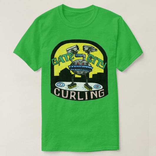 Gate City Curling Monster Logo T-shirt (Design voorkant)
