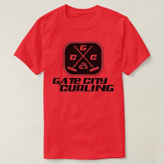 Gate City Curling OG Logo T-shirt (Design voorkant)